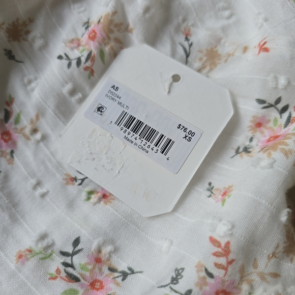 Altar'd State Floral Mini Dress Size XS NWT - Picture 6 of 10